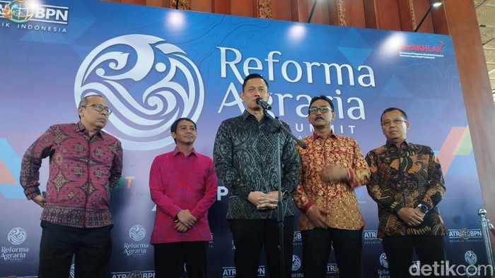 Menteri ATR/BPN, Agus Harimurti Yudhoyono alias AHY. (Brigitta Belia Permata Sari/detikcom)