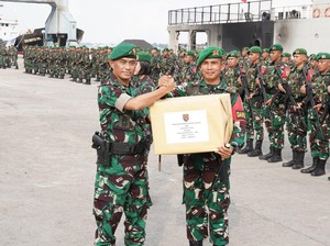 Pangdam II Sriwijaya Berangkatkan 450 Prajurit Pamtas Kewilayahan Papua