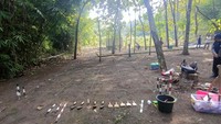 Persiapan belajar ekskavasi di situs purbakala Sangiran di Karanganyar dan Sragen. Foto: (Dok Indonesian Heritage Agency)