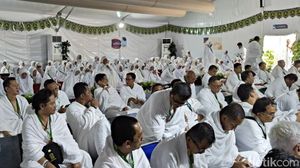 Potret Jemaah Haji Maktour Laksanakan Wukuf di Arafah