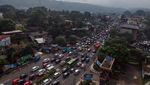 Potret Kepadatan Lalin di Puncak Bogor Saat Libur Panjang Idul Adha