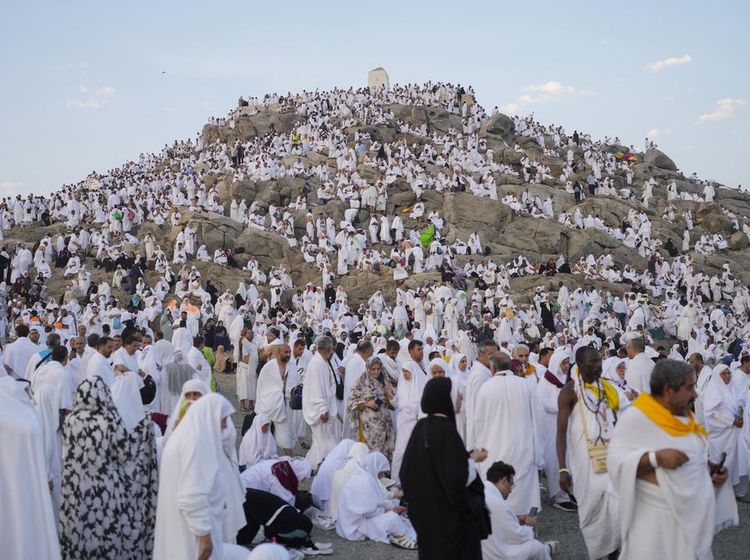 Potret Suasana Wukuf di Arafah