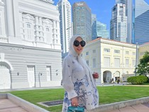 Pose Bumil Syahrini Jelang Melahirkan, Cantik Banget!