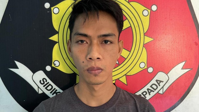 Tampang Shardianto alias Anto, pembuat laporan palsu ngaku korban begal bersenpi.