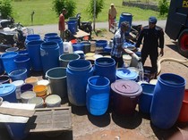 Warga Lhoknga Terdampak Kekeringan Dapat Bantuan Air Bersih