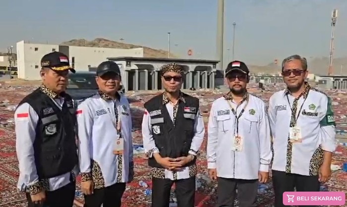 Direktur Layanan Haji Luar Negeri Kemenag Subhan Cholid di Muzdalifah