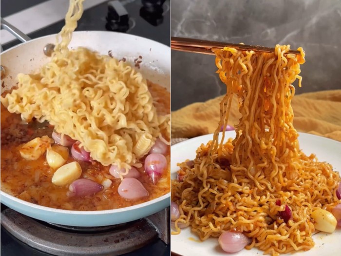 Kreasi Indomie garlic buttetr