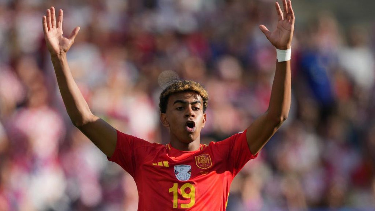 Lamine Yamal bersinar di Timnas Spanyol. (Foto: dpa/picture alliance via Getty I/picture alliance)