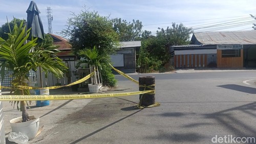 Lokasi tiga pria ditusuk saat nobar Euro 2024 di Kupang, NTT, Minggu (16/6/2024).