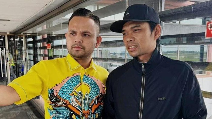Ustaz Abdul Somad (UAS) memberi dukungan untuk bakal calon Bupati Kampar, Pebrian Winaldii.