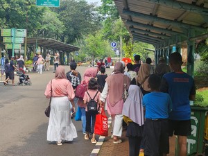 12.846 Warga Kunjungi Taman Margasatwa Ragunan Siang Ini