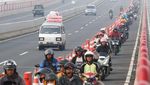Potret Lalu Lintas Mudik Idul Adha di Jembatan Suramadu