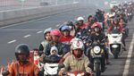 Potret Lalu Lintas Mudik Idul Adha di Jembatan Suramadu