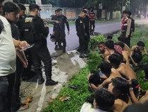Polisi Amankan 16 Remaja Hendak Tawuran di Siantar, 9 Sajam Disita