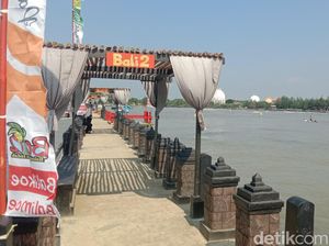 Pantai Bali 2 di Indramayu Bersiap Sambut Libur Idul Adha