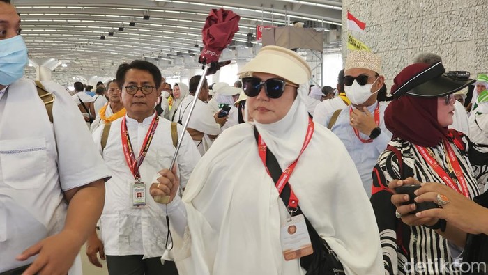 Anggota Timwas Haji DPR, sekaligus anggota Komisi VIII DPR Fraksi PDIP Ina Amania (Amel/detikcom)