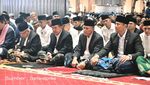 Gaya AHY Salat Id di Istiqlal