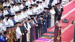 Gaya AHY Salat Id di Istiqlal