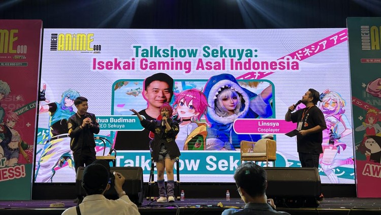 Gim Anime MOBA Sekuya Dirilis Akhir 2024 Perusahaan gaming web3 anime, Sekuya, hadir di Indonesia Anime Con (INACON) 2024 untuk mengumumkan bahwa, pada akhir 2024, Sekuya akan merilis versi Sekuya Alpha dari Sekuya Saga, bagian dari Sekuya Multiverse. Pengumuman tersebut disampaikan Co-founder & CEO Sekuya Joshua Budiman. Pengumuman itu mendapat respons antusias dari para penggemar anime yang hadir.