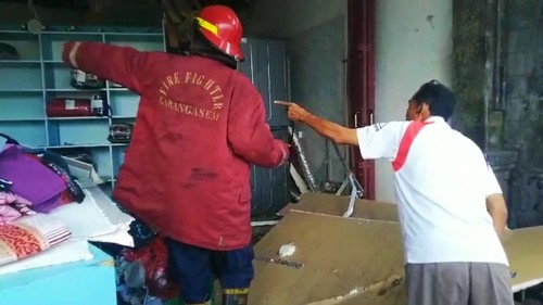 Tabung uap meledak di tempat laundry, Subagan, Karangasem, Senin (17/6/2024).