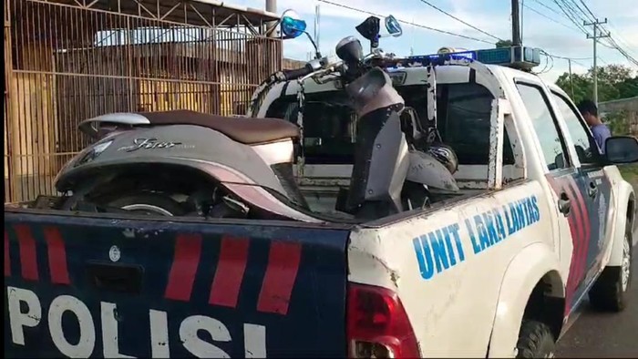 Pengendara motor tewas kecelakaan di Maros. Dokumen Istimewa