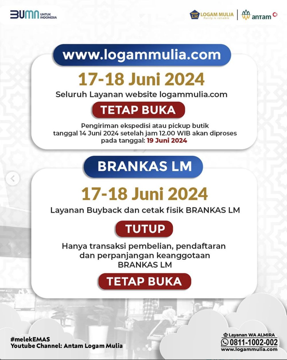 Pengumuman Logam Mulia