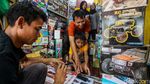 Penjualan Mainan Anak di Pasar Gembrong Masih Lesu