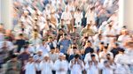 Masjid Al-Akbar Surabaya Disesaki Puluhan Ribu Jemaah Salat Id