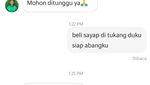 Chat Kocak Ojol dan Pelanggan saat Pesan Makanan Ini Bikin Ngakak