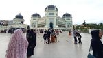 Salat Idul Adha di Masjid Raya Al-Mashun Medan