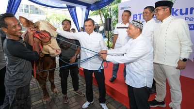 Tebar Ratusan Ekor Hewan Kurban se-Indonesia