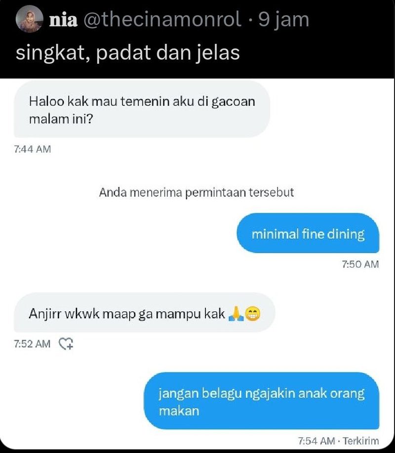 Tolak Makan Mie Gacoan Bareng Gebetan, Wanita Ini Dihujat
