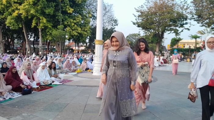 Bupati Klaten Sri Mulyani salat Idul Adha