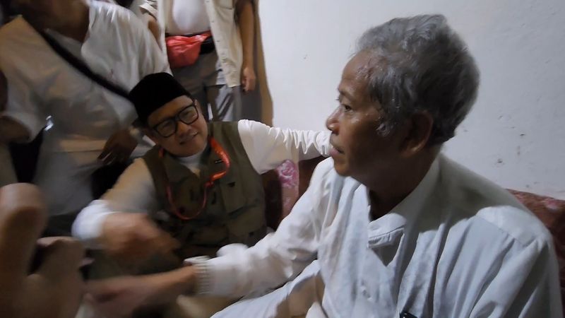 Cak Imin cek tenda jemaah haji RI di Mina (Mei Amelia/detikcom)