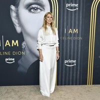 Rambut panjang pirangnya dibiarkan tergerai. Celine Dion menjaga penampilannya tetap terlihat natural dengan riasan yang minimal. (Foto: Evan Agostini/Invision/AP)