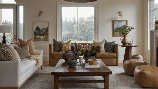 Interior Rumah Krem Interior Rumah Krem