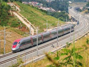 Perjalanan Whoosh Rute Halim-Tegalluar Sempat Terhenti Imbas Layangan Putus