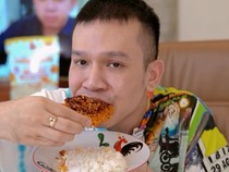 Jordi Onsu Mukbang Ayam Geprek hingga Ngopi Cantik