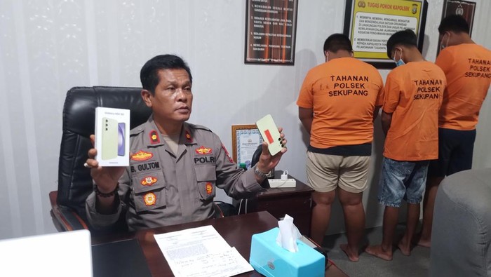 Komplotan Jambret di Batam ditangkap polisi.(Dok Polsek Sekupang)