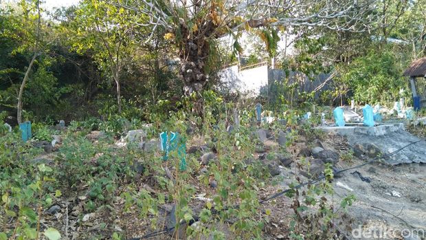 Makam warga keturunan Arab di Ule, Kecamatan Asakota, Kota Bima, NTB. (Do. Rafiin/detikBali)