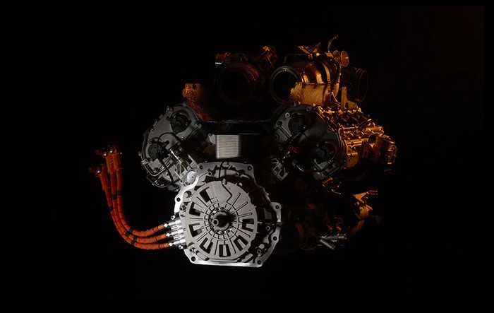 Mesin Hybrid V8 Twin-Turbo Lamborghini 634 Mesin Hybrid V8 Twin-Turbo Lamborghini 634