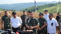 Acara tersebut pula dihadiri Menteri Pertanian (Mentan) Andi Amran Sulaiman.