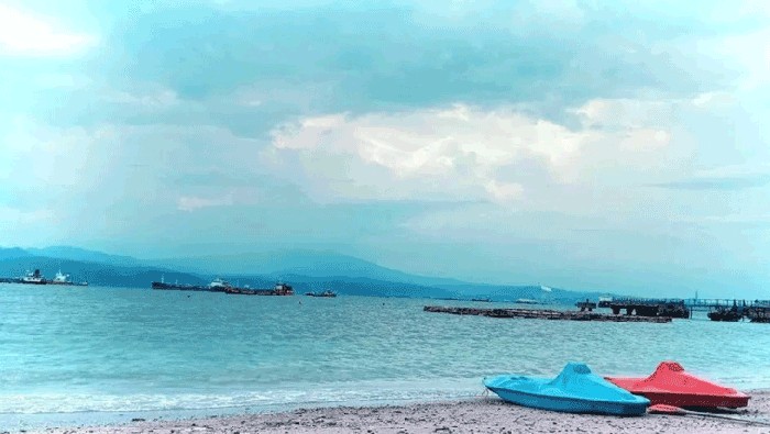 Pantai Tiska Bandar Lampung