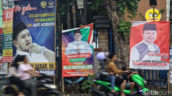 Pendaftaran Pilkada Belum Dimulai, Perang Spanduk Sudah Ramai