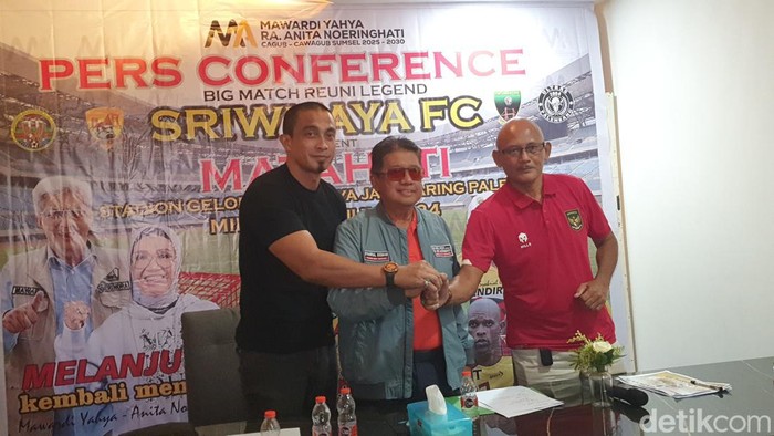 Press conference Bigmatch Reuni Legend Sriwijaya FC.