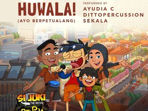 Ditto Percussion dan Keluarga Nyanyi Soundtrack Film Si Juki
