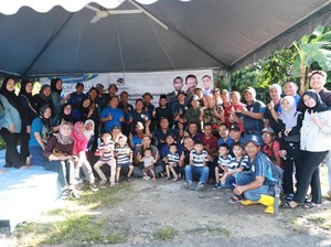 Surya Paloh-Prananda Kurban 2 Ekor Sapi untuk PMI di Malaysia