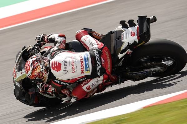 Takaaki Nakagami di MotoGP 2024.