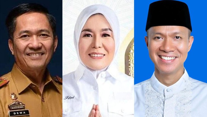 3 Bakal calon Wali Kota Palembang, Ratu Dewa, Fitrianti, Yudha Pratomo