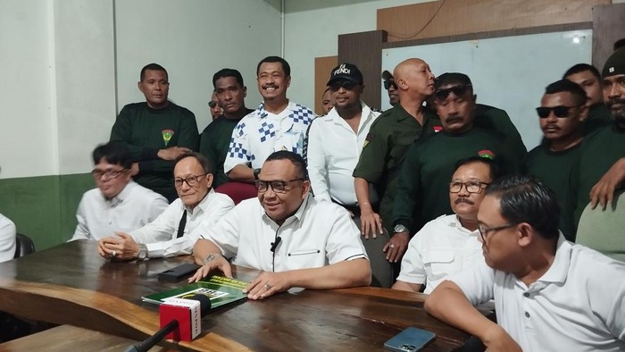 Afriansyah Noor di kantor DPP PBB, Pasar Minggu, Jakarta Selatan, Rabu (19/6/2024).